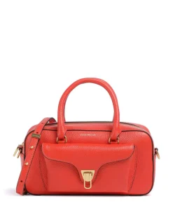 Beat Soft Handtasche genarbtes Leder orange