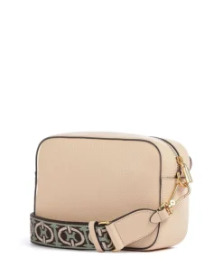 Beat Soft Ribbon Umhängetasche genarbtes Leder natur