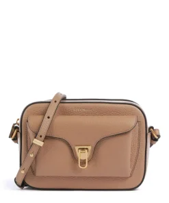 Beat Soft Umhängetasche genarbtes Rindsleder hellbraun