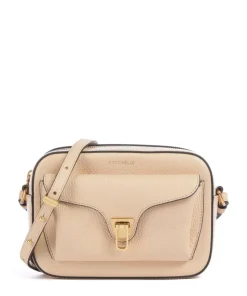 Beat Soft Umhängetasche genarbtes Rindsleder sand