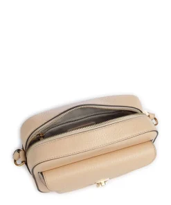 Beat Soft Umhängetasche genarbtes Rindsleder sand