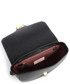 Beat Soft Umhängetasche genarbtes Leder schwarz