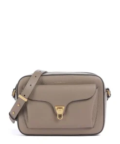 Beat Soft Umhängetasche genarbtes Rindsleder taupe