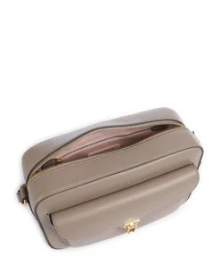 Beat Soft Umhängetasche genarbtes Rindsleder taupe