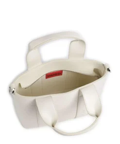 Becky Handtasche Lederimitat weiß