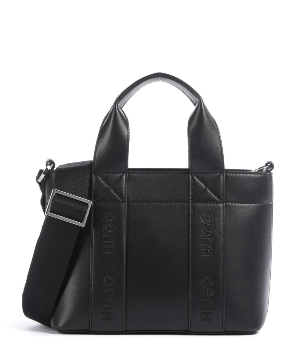 Becky Handtasche Lederimitat schwarz