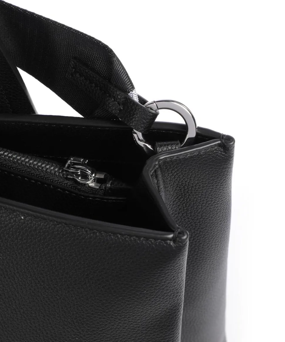 Bel Handtasche Lederimitat schwarz