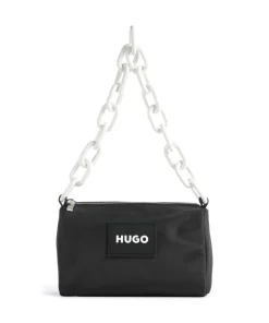 Bel Schultertasche recyceltes Polyester schwarz