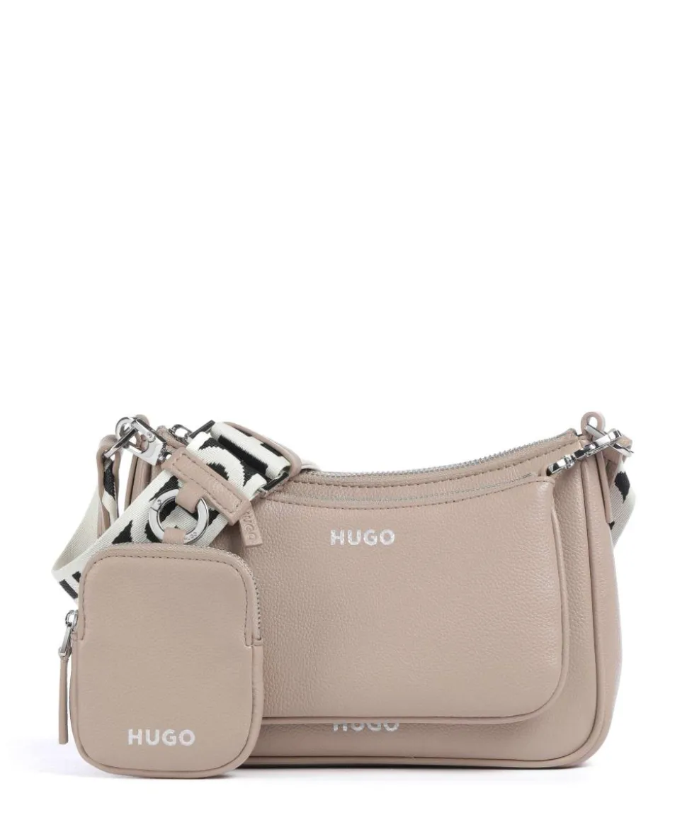 Bel Umhängetasche Lederimitat beige