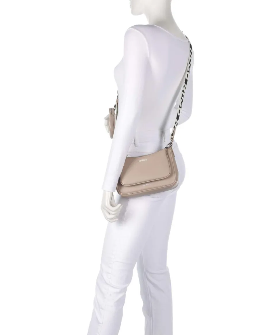 Bel Umhängetasche Lederimitat beige