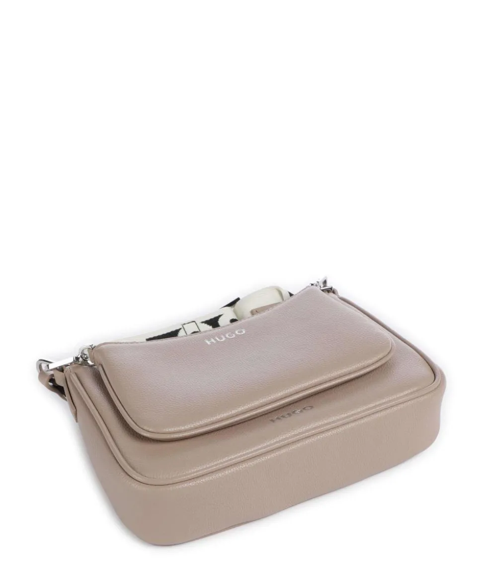 Bel Umhängetasche Lederimitat beige