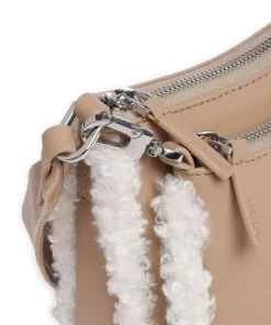 Bel Umhängetasche recyceltes Polyurethane beige