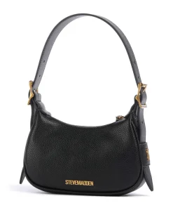 BELIA Schultertasche Lederimitat schwarz