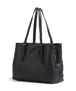 Bella Shopper Rindsleder schwarz