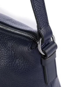 Bella Umhängetasche Leder dunkelblau