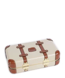 Bellagio Umhängetasche recyceltes Polycarbonat elfenbein/braun