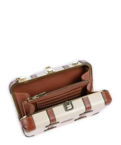 Bellagio Umhängetasche recyceltes Polycarbonat elfenbein/braun