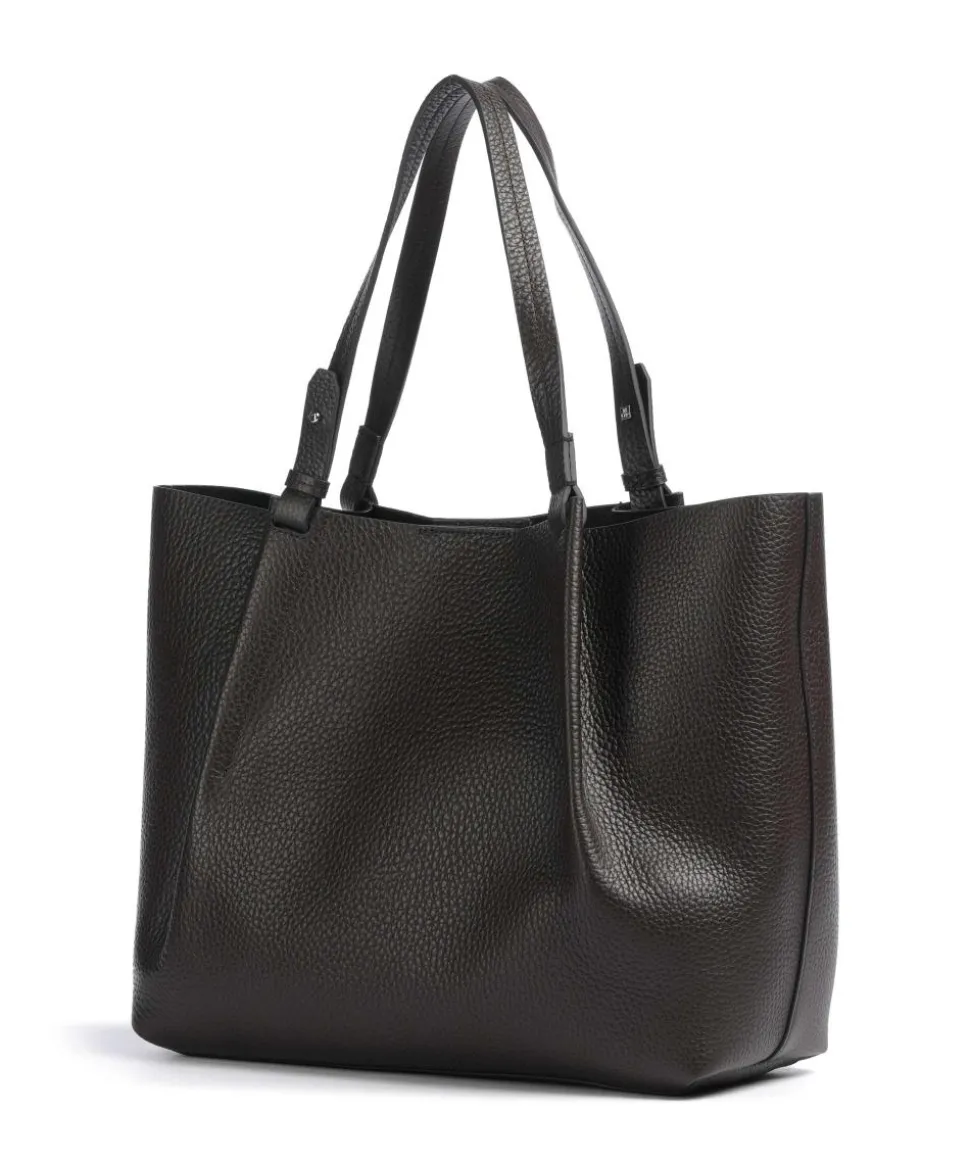 Bellar M Shopper genarbtes Rindsleder dunkelbraun