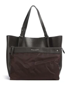 Bellar M Shopper genarbtes Rindsleder dunkelbraun