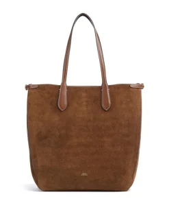 Bellport Large Shopper aufgerautes Rindsleder braun