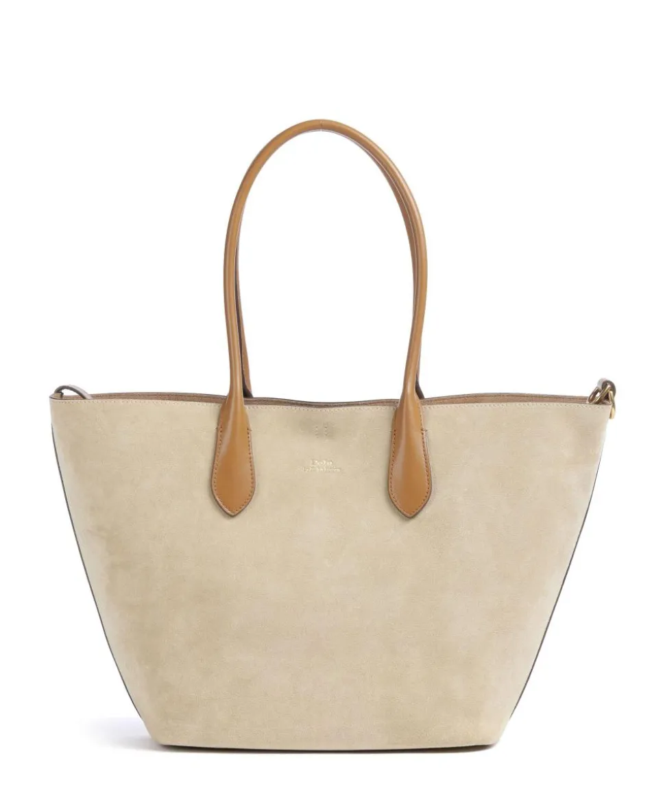 Bellport Medium Shopper aufgerautes Rindsleder natur