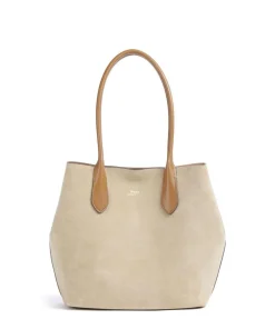 Bellport Medium Shopper aufgerautes Rindsleder natur