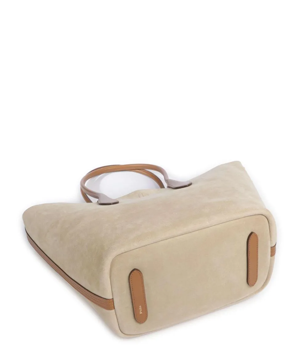 Bellport Medium Shopper aufgerautes Rindsleder natur