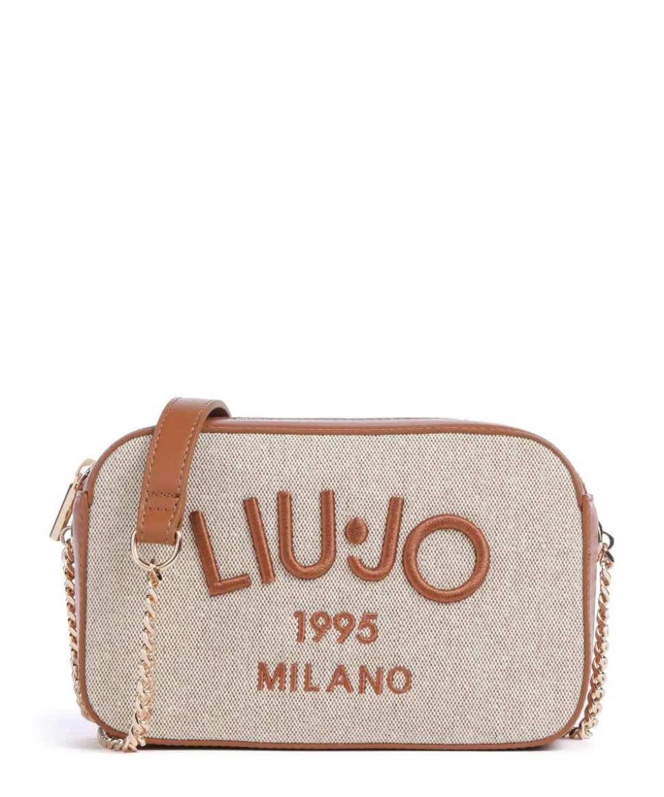 Bena Umhängetasche Canvas beige/braun