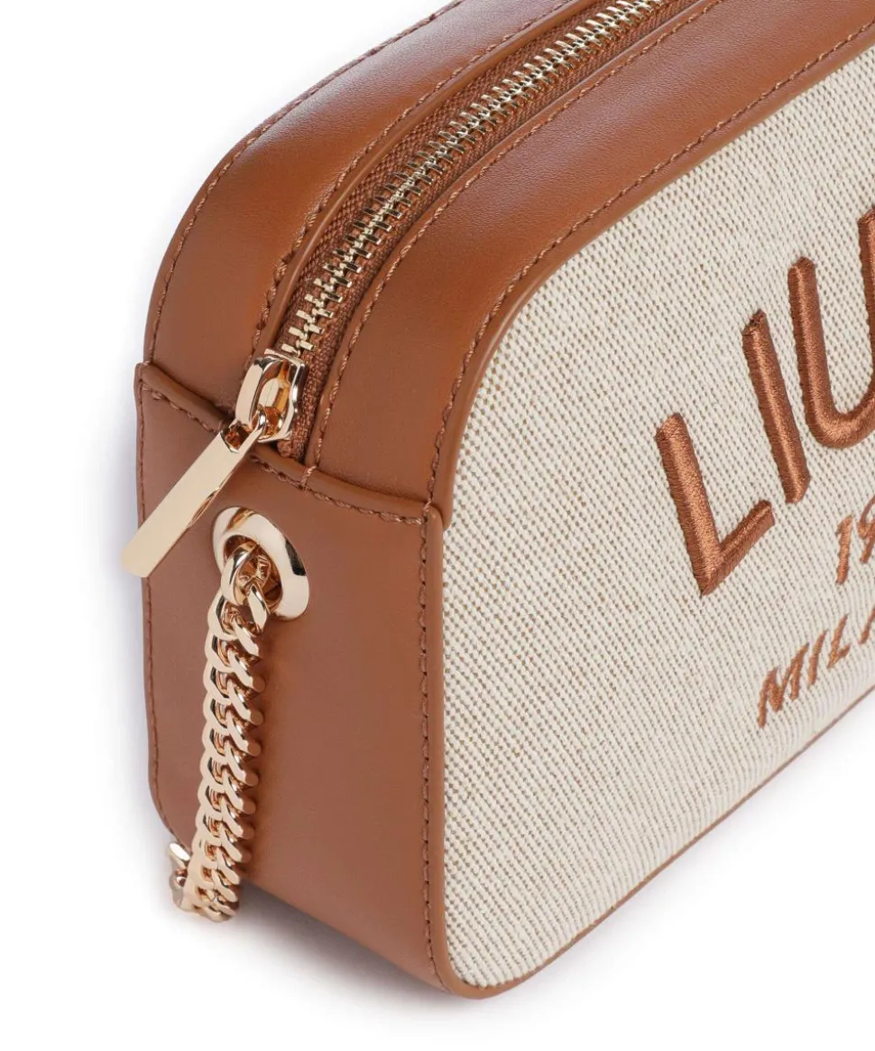 Bena Umhängetasche Canvas beige/braun