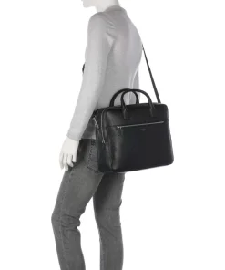 Beridare Aktentasche 15″ genarbtes Rindsleder schwarz