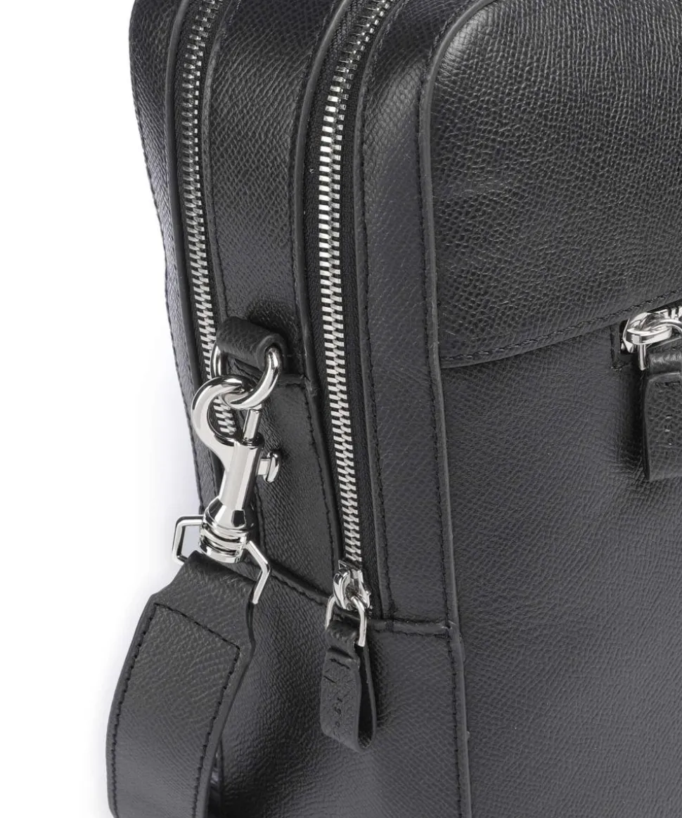 Beridare Aktentasche 17″ genarbtes Rindsleder navy