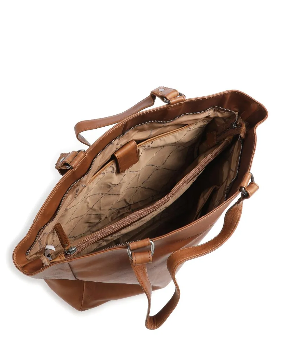 Berlin Shopper 13″ genarbtes Rindsleder cognac