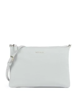 Best Umhängetasche genarbtes Leder hellblau