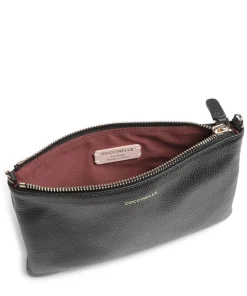 Best Umhängetasche genarbtes Leder schwarz