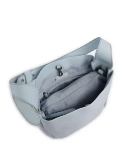 Bestie Shopper genarbtes Leder hellblau