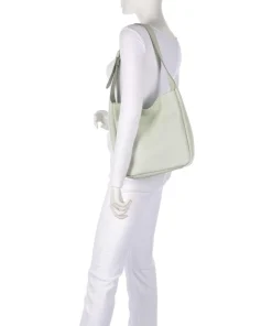 Bestie Shopper genarbtes Leder mintgrün