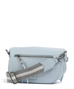 Bestie Umhängetasche recyceltes Leder hellblau