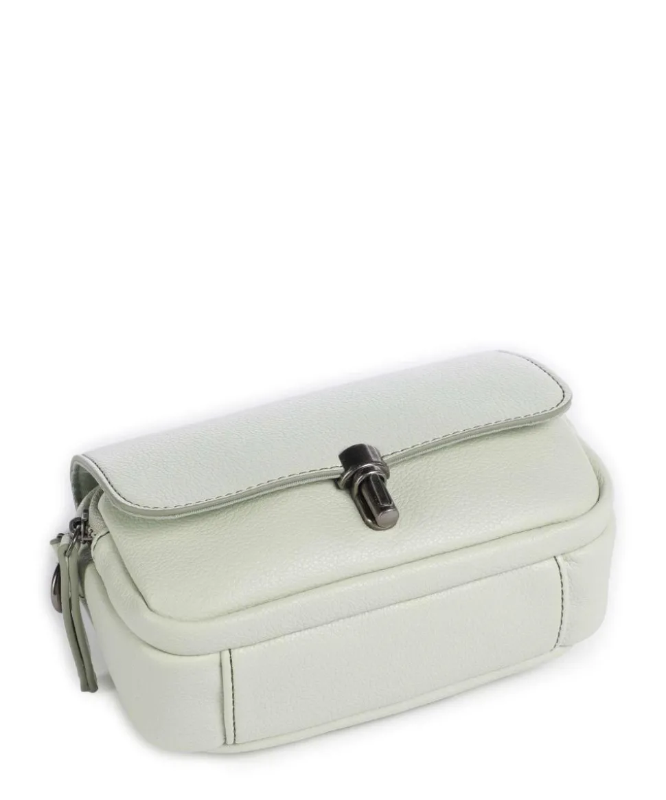 Bestie Umhängetasche recyceltes Leder mintgrün