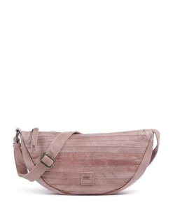 Bestseller Umhängetasche genarbtes Leder rosa