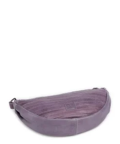 Bestseller Umhängetasche genarbtes Leder lavendel