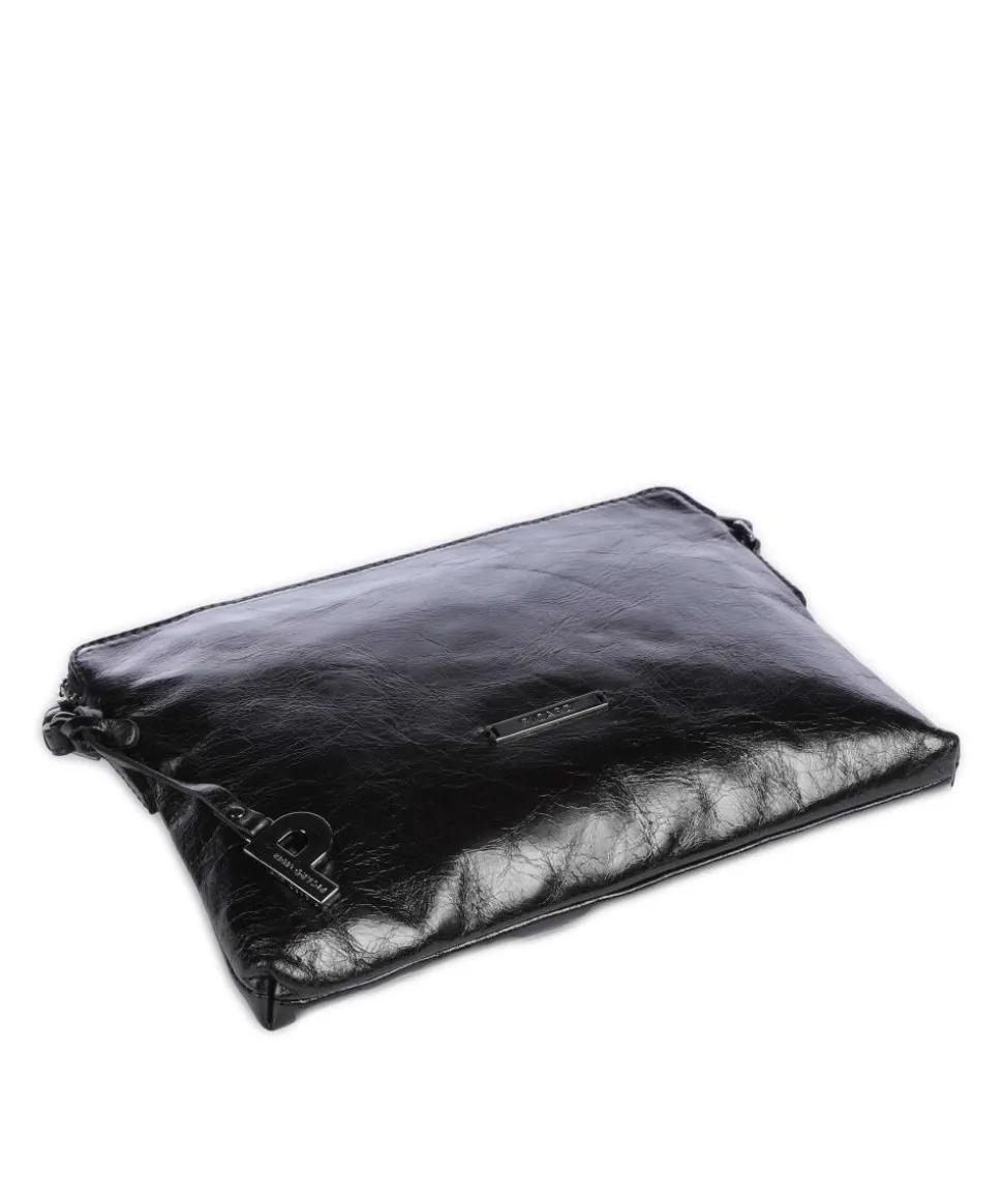 Better Me Umhängetasche genarbtes Rindsleder schwarz