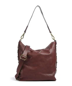 Beuteltasche fein genarbtes Rindsleder dunkelrot