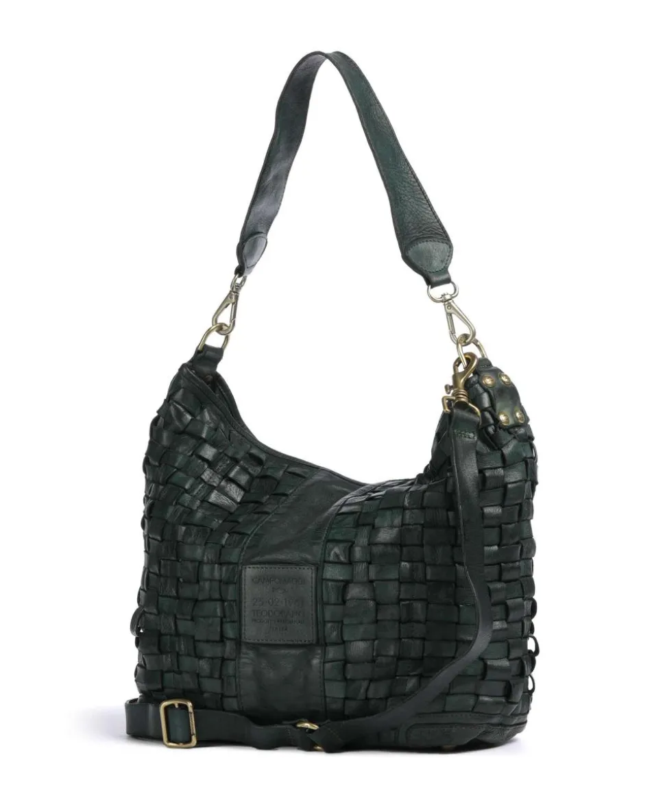 Beuteltasche Rindsleder dunkelgrün