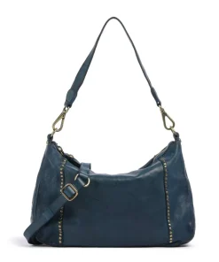 Beuteltasche Rindsleder dunkelblau