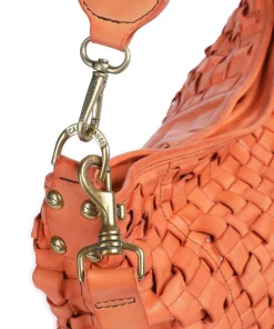 Beuteltasche Rindsleder orange