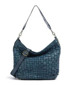 Beuteltasche Rindsleder petrol