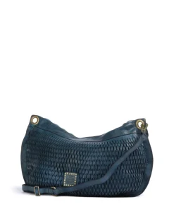 Beuteltasche Rindsleder petrol