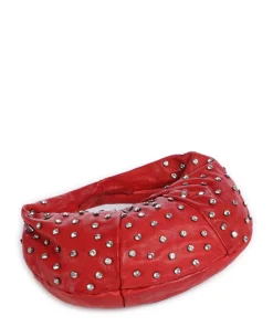 Beuteltasche Rindsleder rot