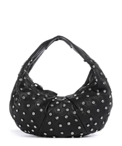 Beuteltasche Rindsleder schwarz