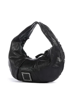 Beuteltasche Rindsleder schwarz